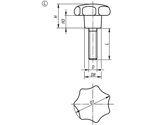 Ручка K1016.28016 Kipp