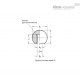 Шарообразная ручка DIN 319-KU-32-B12-L ELESA+GANTER