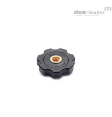 Лепестковая гайка с резьбовой втулкой GFL.40-B M6 (168540) ELESA+GANTER