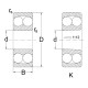 Подшипник 1605 (2305) (25x62x24) DAS LAGER