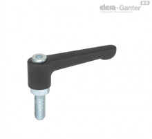 Плоская регулируемая ручка рычажного типа GN 302.2-30-M5-32-SW ELESA+GANTER