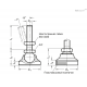 Регулируемая опора GN 343.6-25-M8-63-OS ELESA+GANTER