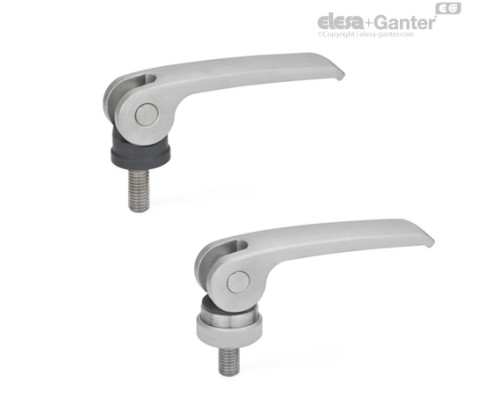 Плоская ручка рычажного типа GN 927.5-44-M5-30-B ELESA+GANTER Плоская ручка рычажного типа GN 927.5-44-M5-30-B ELESA+GANTER