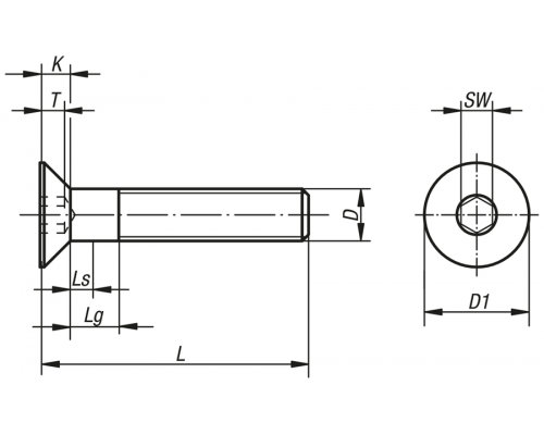 Винты K0708.03X12 Kipp