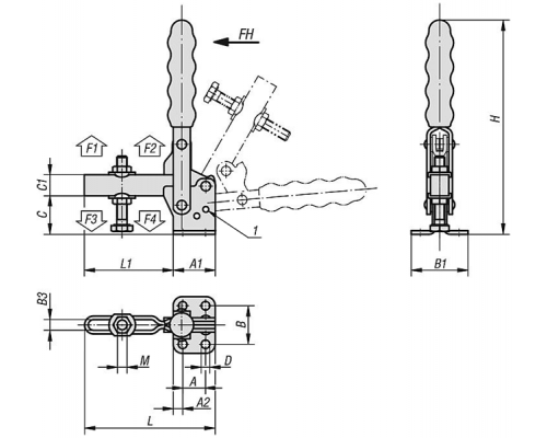 Прижимы K0058.0300 Kipp