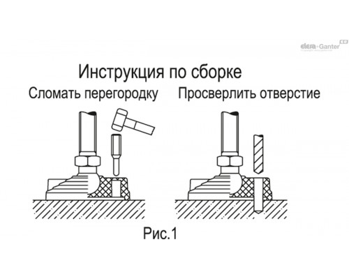 Основание для опор LV.FO-60-14-AS (301921) ELESA+GANTER