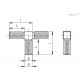 Соединитель STC.25-2A-3W-R-C9 (430068) ELESA+GANTER