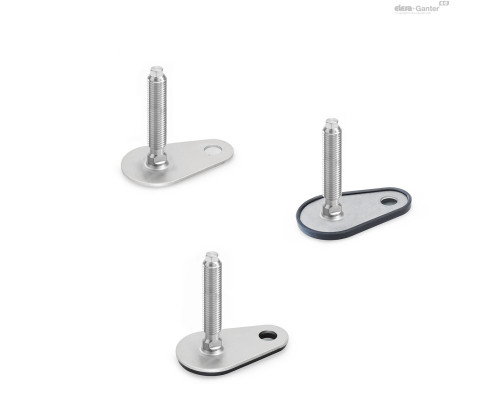 Регулируемая опора GN 43-80-M20-125-D1-V ELESA+GANTER