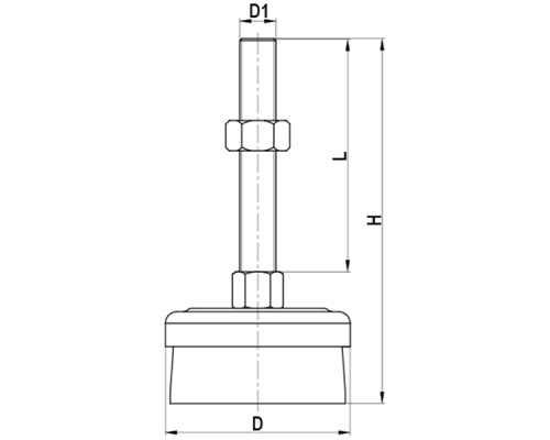 Виброопора MDASC121610 EMES