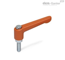 Регулируемая ручка рычажного типа GN 300.2-22-M3-12-OS ELESA+GANTER