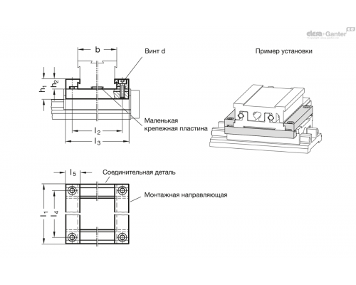 Соединительный комплект GN 900.2-50-67 ELESA+GANTER