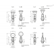 Штифт стопорный GN 717-3-M6-A-ST ELESA+GANTER