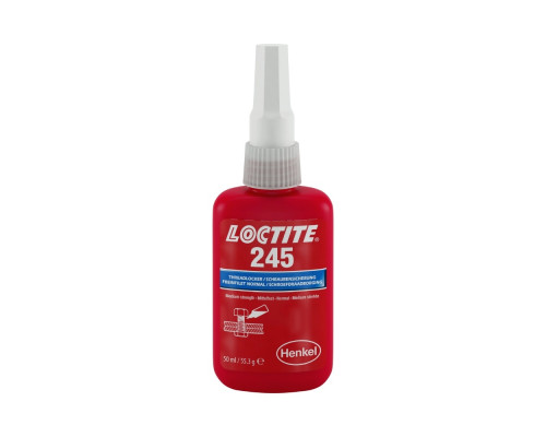 Резьбовой фиксатор средней прочности LOCTITE 245 50ML Резьбовой фиксатор средней прочности LOCTITE 245 50ML