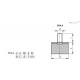 Виброгаситель DVA.4-100-60-SST-M16-41-55 (410395) ELESA+GANTER