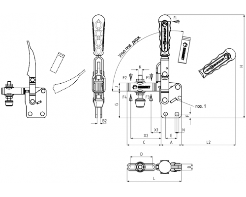 Прижимы S212-0 Kukamet