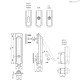 Замок CLTU.160-EU-IP (421169) ELESA+GANTER
