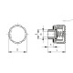 Крышка сапуна SFV.14x1.5-100mb-C2-N (54606-C2-N) ELESA+GANTER