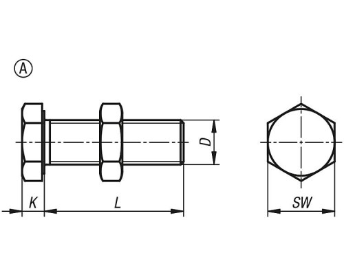 Винты K1200.20425 Kipp