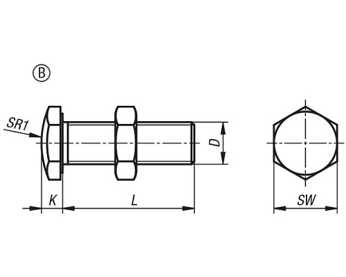 Винты K1200.20425 Kipp
