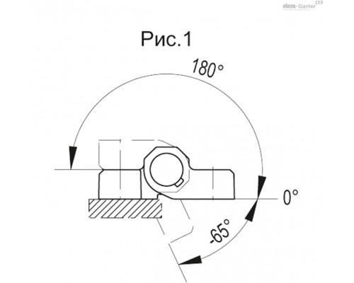 Петли CFM-PC.70-B-M6-C-A4+B1 (426855) ELESA+GANTER