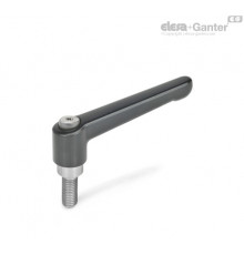 Регулируемая ручка рычажного типа GN 300.1-63-M8-32-SZ ELESA+GANTER