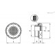 Смотровое стекло HGFT.16/PR-3/4-C9 (14482) ELESA+GANTER