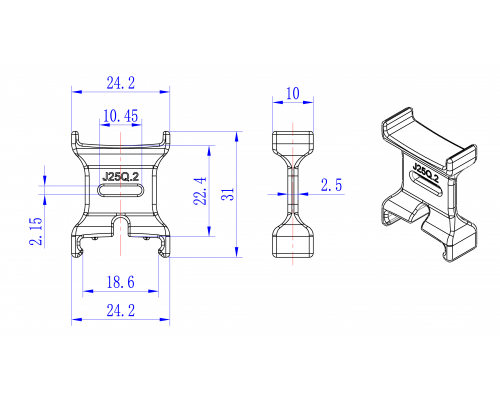 Разделитель J25Q.2.S-SGP