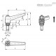 Регулируемая ручка MR.63 p-M6x30-C31 (41469) ELESA+GANTER