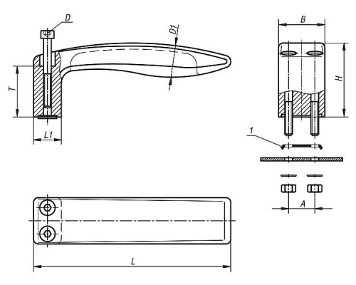 Ручка K0237.15606 Kipp