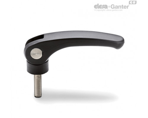 Шарнирная ручка LAC.44-SST-p-M5x30 (33353) ELESA+GANTER