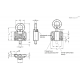 Штифт стопорный GN 722.6-12-20-A-SW ELESA+GANTER