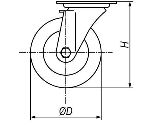 Колеса ET01MKM50X20RIVETED EMES