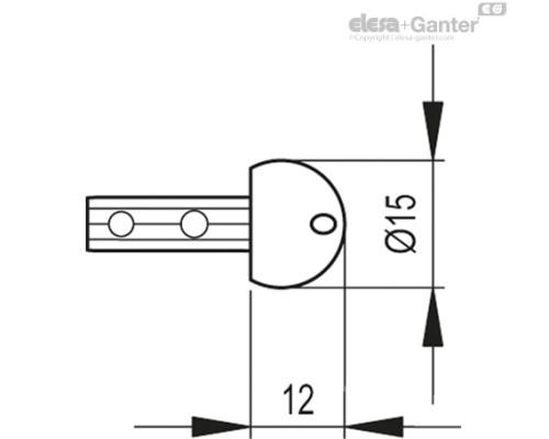 Шариковый ключ для VLS CSF (6952) ELESA+GANTER
