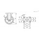 Колесико RE.F5-200-PSL-H (451811) ELESA+GANTER