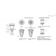 Штифт стопорный GN 822.6-5-M10x1-B ELESA+GANTER