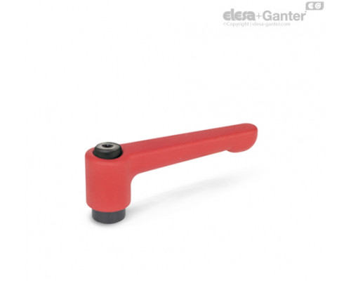 Плоская регулируемая ручка рычажного типа GN 302-78-B10-RS ELESA+GANTER