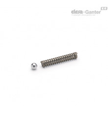 Шарик и пружина MS.D10 (35401) ELESA+GANTER