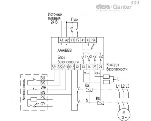 Ручка ESC-SFT.110-5-NC+NC-F-A-5 (225061) ELESA+GANTER