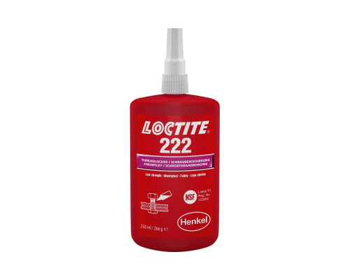 Резьбовой фиксатор низкой прочности LOCTITE 222 250ML Резьбовой фиксатор низкой прочности LOCTITE 222 250ML