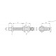 Крепление VPD-10-58-G3/8-M-L (VV.42063) ELESA+GANTER
