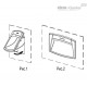 Ручка-купе EPR.110-PF-IP-C1 (261161-C1) ELESA+GANTER