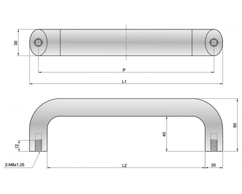 Ручка A40402.3020B200 Алтервиа