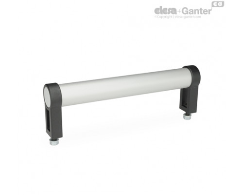 Трубчатая ручка GN 333.1-28-350-B-EL ELESA+GANTER