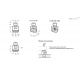 Прижимной упор GN 709.1-20-M8-B ELESA+GANTER