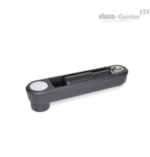 Кривошипная рукоятка с откидной ручкой GN 472.5-100-V12-SW ELESA+GANTER