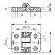 Петля CFJ.50 EH-6 (424631) ELESA+GANTER
