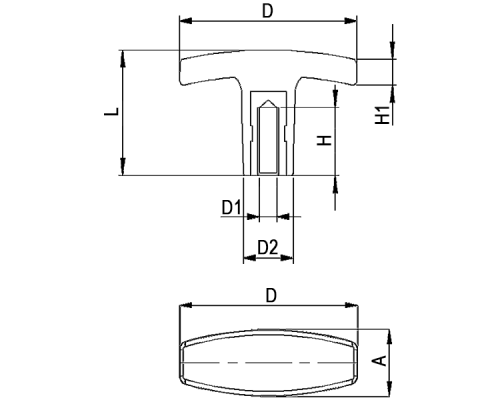 Ручка PETEKB5006 EMES