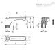 Регулируемая ручка ERW.78-B-M12-C1 (253161-C1) ELESA+GANTER