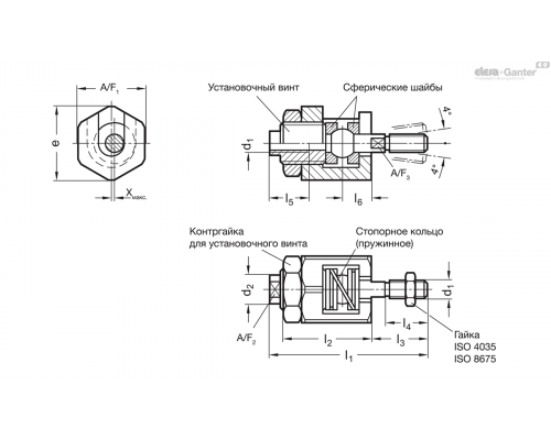 Муфта GN 240.2-M10 ELESA+GANTER