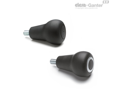 Грибовидная ручка IEL.47+x-M10 SOFT (26651) ELESA+GANTER